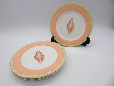 Set Of 4 Vintage Victoria & Beale Atlantis Salad Plates 9004 Shell Center • $29.99