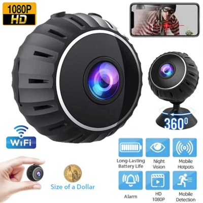 $12.17 • Buy 1080P HD Wireless Wifi Mini Camera IP Home Security Spy Camera DVR Night Vision
