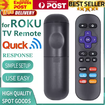 Replacement IR Remote Control Netflix Button For Roku 4 3 2 1 LT/HD/XD/XDS/N1 • $8.89