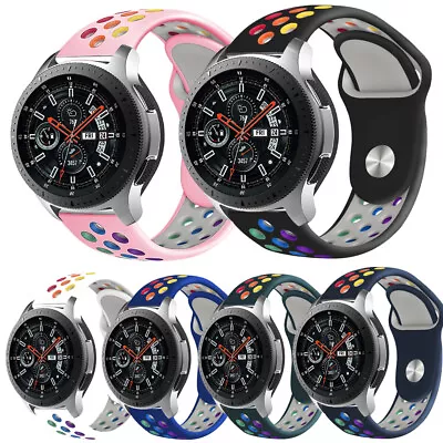 Silicone Sport Band Pride Rainbow Strap For Samsung Gear S3 Frontier / Classic  • $14.99