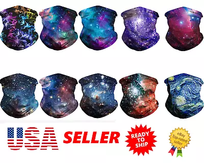 New Galaxy Neck Gaiter Buff Face Mask Shield Scarf Headband - Choose Style  • $8.95