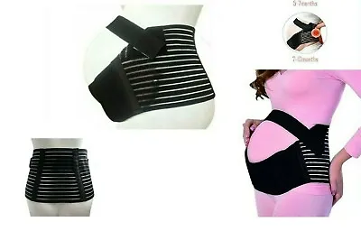 Maternity Support Belt Waist Abdomen Pregnant Belly Band Tummy Back Brace Relief • £13.25