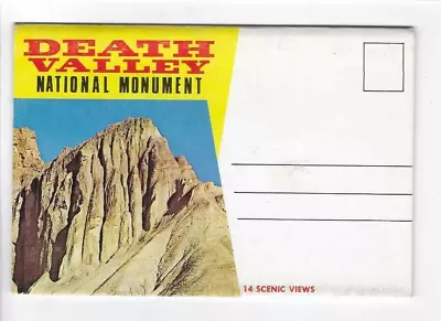 Postcard Folder-death Valley National Monument California • $2