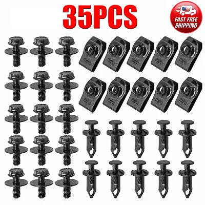 For Toyota Body Bolts U-nut Clips - M6 Engine Under Cover Splash Shield Guard • $7.99