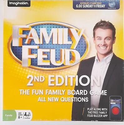 Family Feud 2nd Australian Edition Board Game 2015 Family Fun • $21.95