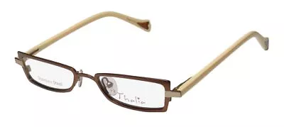 New Thalia Mariposa Eyeglass Frame Br Designer Brown Childrens-girls Full-rim • $14.95