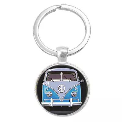 $10 • Buy VW Kombi Cabochon Glass Keyring