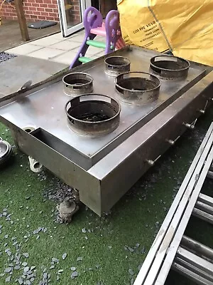 £1200 • Buy Commercial Chinese 5 Wok Burner Cooker Gas For Take Away Restaurant  (3+2 Burner