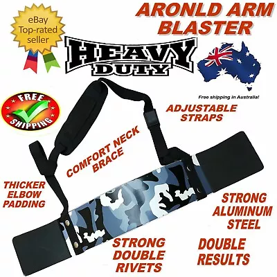 Weight Lifting Bodybuilding Training Bicep Arm Blaster Ez Bar Curl Arms New    • $29.99