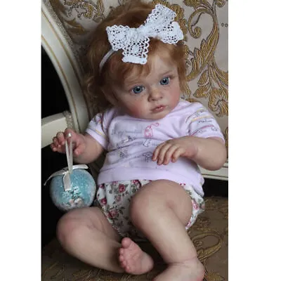 £81.23 • Buy 24  Finished Lifelike Reborn Baby Dolls Toddler Freckled Skin Girl Kids Toy GIFT