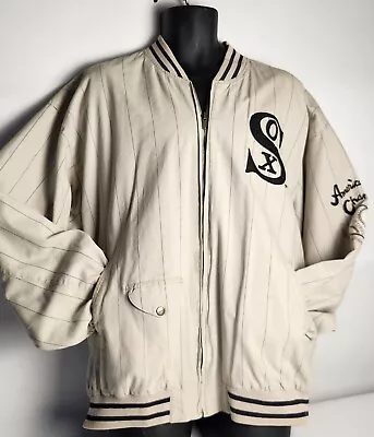 Vtg 90s MIRAGE MLB CHICAGO WHITE SOX Cooperstown Collect Reversible Jacket 2XL • $110