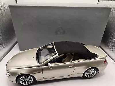 1/18 BMW 6 SERIES CABRIO Dealer Edition Kyosho Platinum Bronze Metallic • $109.95