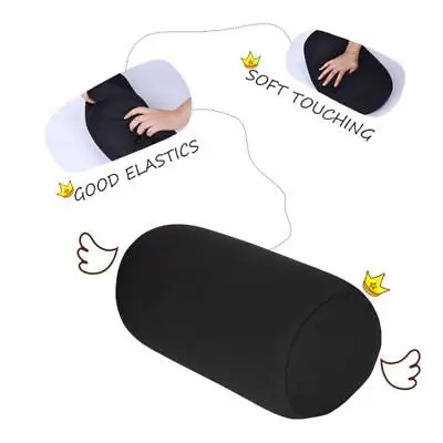 Small Bead Roll Pillow Travel Neck Support Home Sleeping Microbead Cushion • £8.86