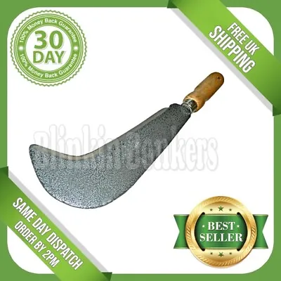 Bill Hook Handle Garden Bush Weed Cutter Slasher Cut Down Tool Curved Edge Farm • £9.49