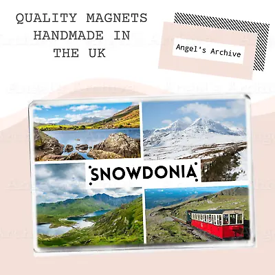 £3.49 • Buy Snowdonia ✳ Wales ✳ Souvenir Tourist ✳ Large Fridge Magnet ✳ Great Gift