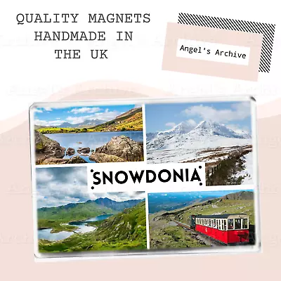 £3.49 • Buy Snowdonia ✳ Wales ✳ Souvenir Tourist ✳ Large Fridge Magnet ✳ Great Gift