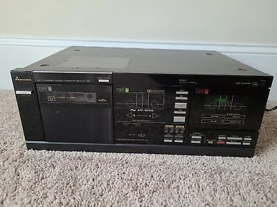 Mitsubishi DT-156 Auto Changer7+1 Dual Cassette Deck *FOR PARTS  REPAIRS • $70