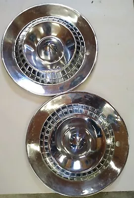 1959 Dodge Lancer Hubcaps Wheel Covers Vintage Original Pair Set Of 2 • $69