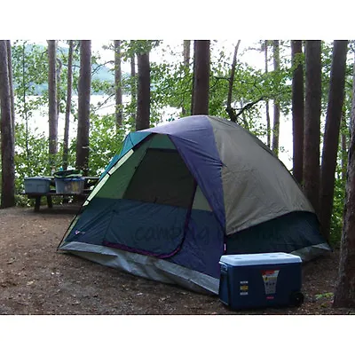 Coleman Longs Peak 6 Person Instant Tent Pop Up Quick Fast Pitch Turbo Ezi Easy • $116.10