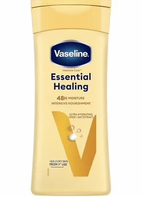 Vaseline Intensive Care Essential Healing Body Lotion 48H Moisture 200ml • £3.18