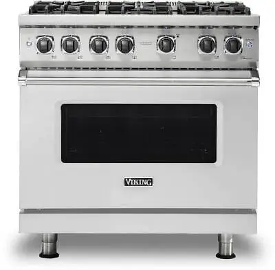 Viking 36  Professional 5 Series Stainless Gas Sealed Burner Range VGR5366BSS • $4399