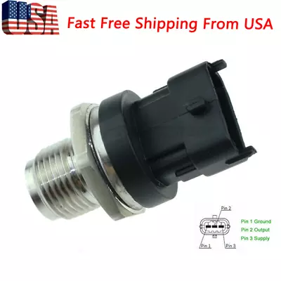 Fuel Rail Pressure Sensor For Ford Ranger Everest Mazda  BT50 0281006018 • $28.80