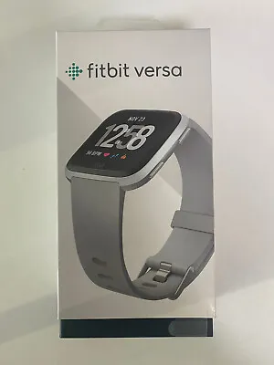 New Fitbit Versa Health & Fitness Smartwatch Activity Tracker S & L Sizes Gray • $57.99