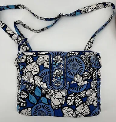 VERA BRADLEY Retired Blue Bayou  SUZANI  Crossbody Bag/Ipad Case W/Adj. Strap • $19.99