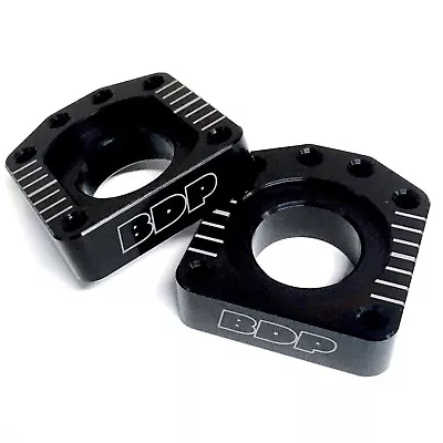 BDP Racing Yamaha YZ 125/250 Axle Blocks 1999-2001 Black Made In USA • $27.99