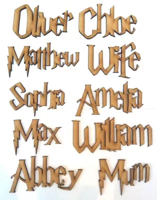 £3.99 • Buy PERSONALISED HARRY POTTER WOODEN NAME PLAQUE Bedroom Door Nursery Sign Craft Art