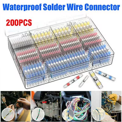 200Pcs Car Parts Solderstick Waterproof Solder Wire Connector Tool Kit Universal • $15.99