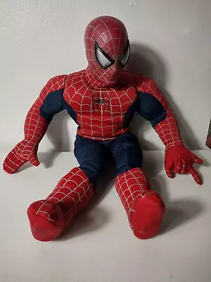 VINTAGE Toy Biz 20  Plush Spider-Man My Pal Talking Movie Style 2002 • $23.85