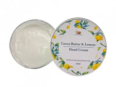 Cocoa Butter And Lemon Hand Cream 1 Tub Of 70g • £12.50