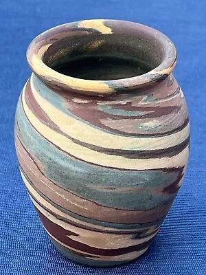 Niloak Mission Swirl Vintage Hand Made Art Pottery 3.5  Art Mark • $64.99