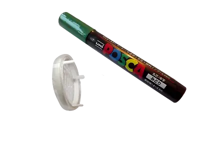 Queen Cage And GREEN Marker Pen For Beekeepers - POSCA Non Toxic Marker Pen • £6.85