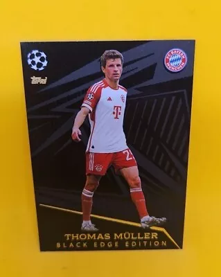 MATCH ATTAX 23/24: Thomas Müller/ Black Edge Edition #497 • £1.46