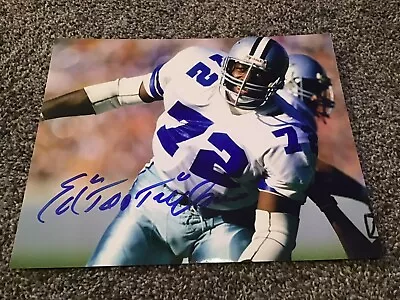 Ed Too Tall Jones  Signed Autographed Dallas Cowboys 8X10 Photo W/COA • $9.99