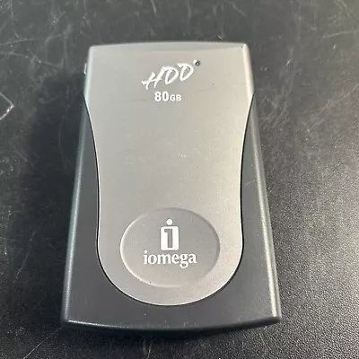 IOMEGA DHD080-U 80GB AC Powered USB External Hard Drive  (untested) • $10