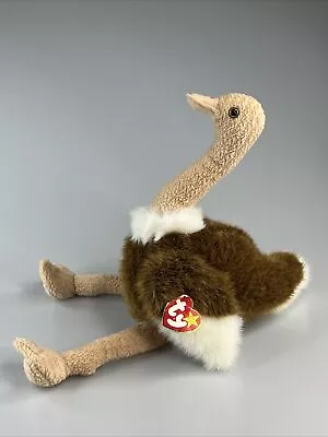 $14.99 • Buy Ty Beanie Baby Buddies Stretch Ostrich Large Plush Stuffed Animal Toy 16  W/ Tag