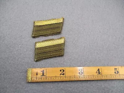 Vintage Military Rank Patches Shoulder Board Straps Unknown Country D7 • $7.60