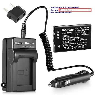 Kastar Battery AC Charger For Universal Remote Control URC MX 880 As NP-60 • $12.99