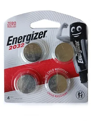 Genuine Energizer 4 Pack Coin 2032 3V Battery Lithium Battery 3V • $10.80