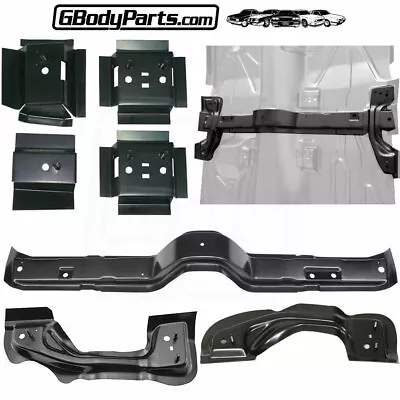 78-88 GBody Interior SEAT Mounting Brace BRACKET Support Floor Pan 7 Piece SET • $339.85