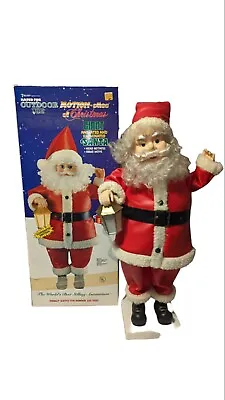 1990 TELCO  MOTIONETTE Of Christmas 30  SANTA CLAUS Animated & LIGHTED • $65