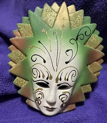 Venetian Mini Decorative Hand Painted Wall Mask • $14.99