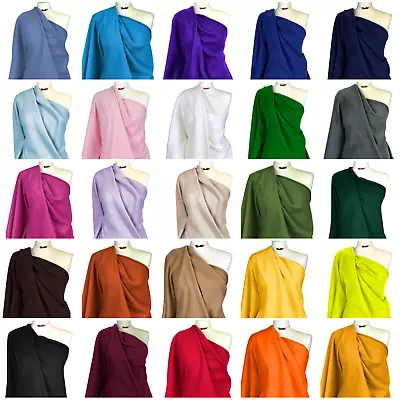 £1.25 • Buy Polar Fleece Fabric Premium Quality Plain Anti Pill Soft Warm Winter Material