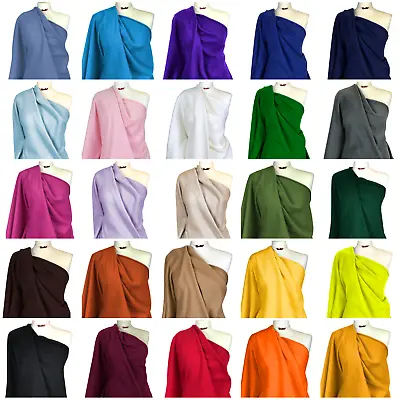 Polar Fleece Fabric Premium Quality Plain Anti Pill Soft Warm Winter Material • £1.25