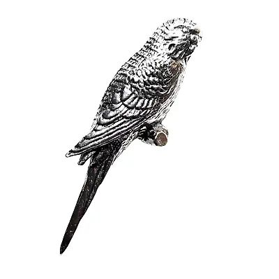 Budgie Pin Badge Brooch Pet Budgerigar Pewter Badge Lapel Unisex By A R Brown • £6.45