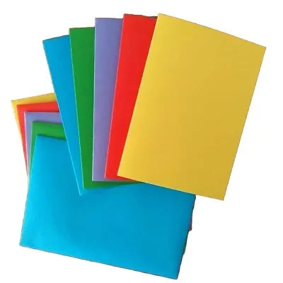 6x4  Bright Colour Card Blanks & Matching Envelopes 5 Pack A6 Card Making Craft • £3.29