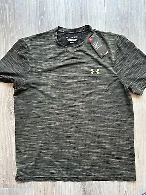 Men’s Under Armour Threadborne Fitted  XL T-Shirt Brand New • £5.50